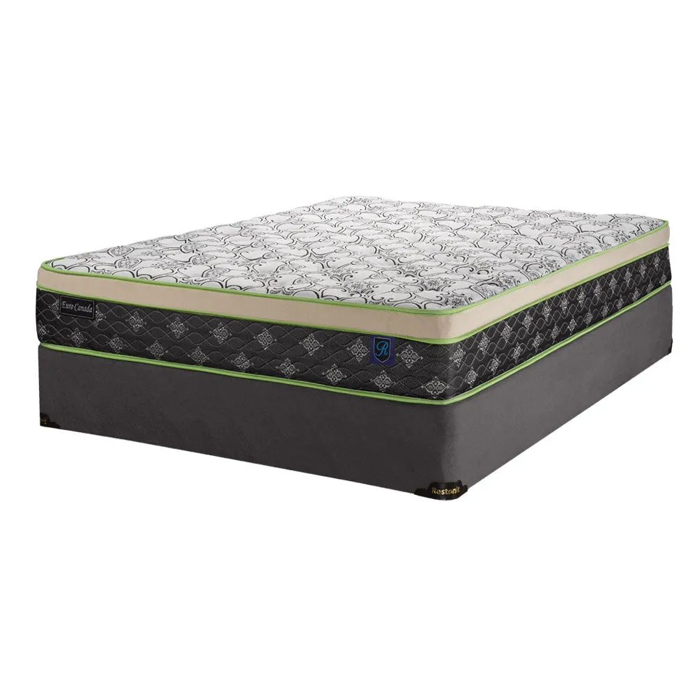 10" High Density Foam Euro Top Mattress- Extra Firm- Model Euro Canada