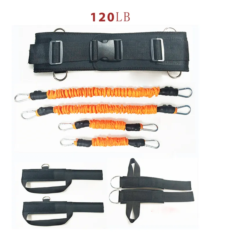 150 lbs Resistance Elastic Boxing Gloves Crossfit Training Belt for Football Basketball Taekwondo