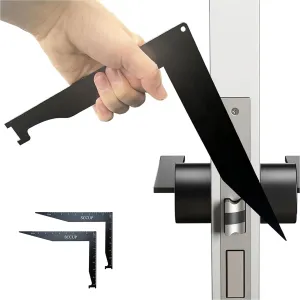2PCS Firefighter Tools, Fire Pick Door Opener for First Responders and Firefighters, Firefighter Multi-tools, Sturdy and Practical Firefighter Swipe Tool, Works on Typical Door Handle Locks