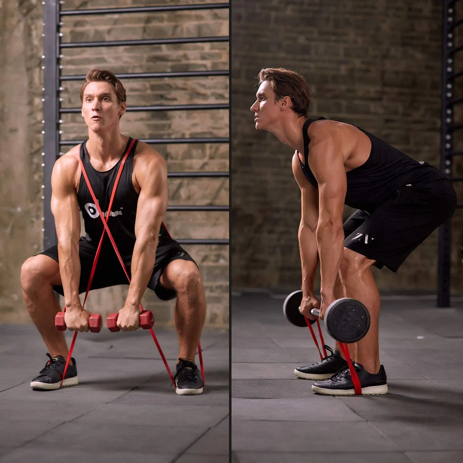 5-Pack: ODOLAND Pull-Up Resistance Loop Bands