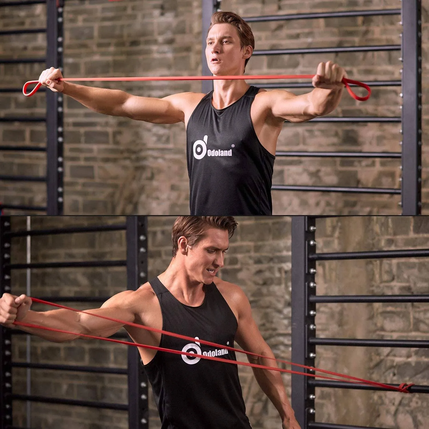 5-Pack: ODOLAND Pull-Up Resistance Loop Bands
