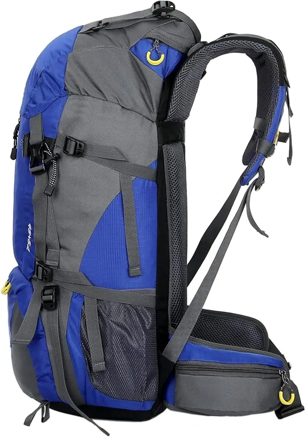 50L Hiking Backpack Men Camping Backpack with rain cover 45l 5l Lightweight Backpacking Backpack Travel Backpack