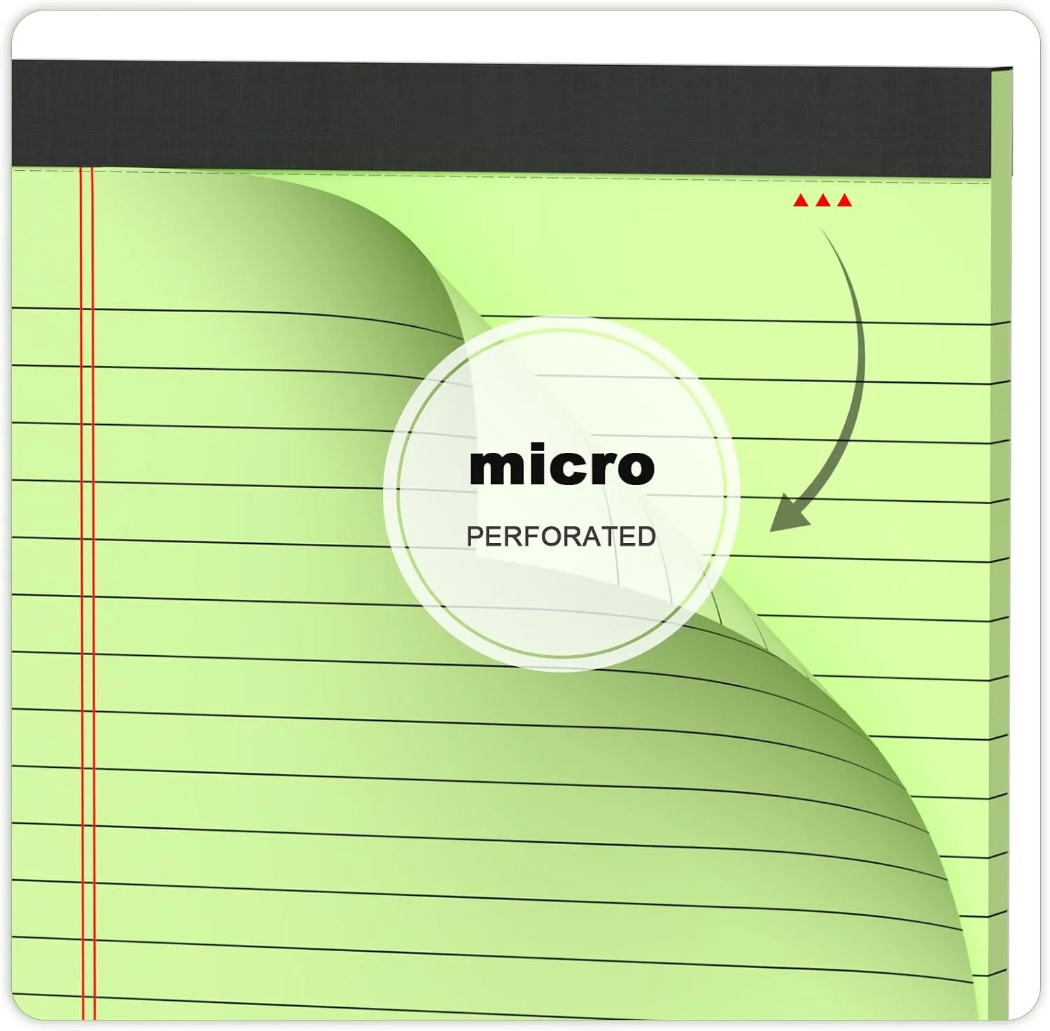 5pcs Small Note Pad 5x8 Notebook College Ruled Color Legal Pads Paper Notepads 5 Pack Study Back Writing Pads 5 x 8 Legal Pads Perforated Narrow Ruled Pads of Paper (Multicolor)