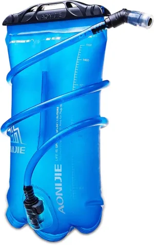 AONIJIE 1L/ 1.5L/ 2L/3L Folding Riding Running Water Bag Outdoor Mountaineering Backpack Drinking Bag (1.5L-TPU)