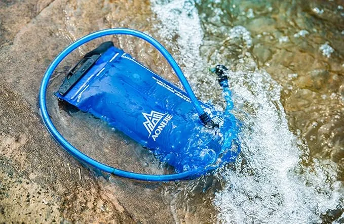 AONIJIE 1L/ 1.5L/ 2L/3L Folding Riding Running Water Bag Outdoor Mountaineering Backpack Drinking Bag (3L-TPU)