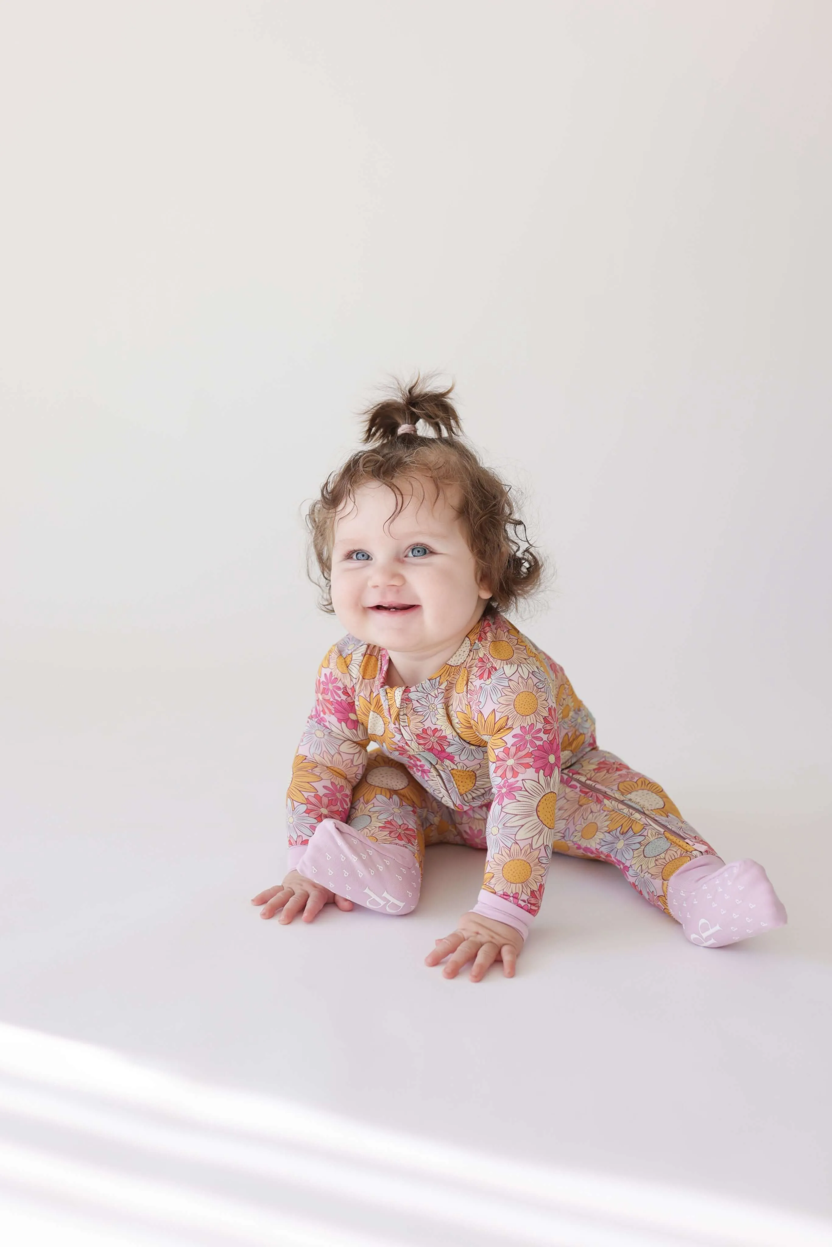 Bamboo Convertible Footie Romper - Rosalinda (Floral)