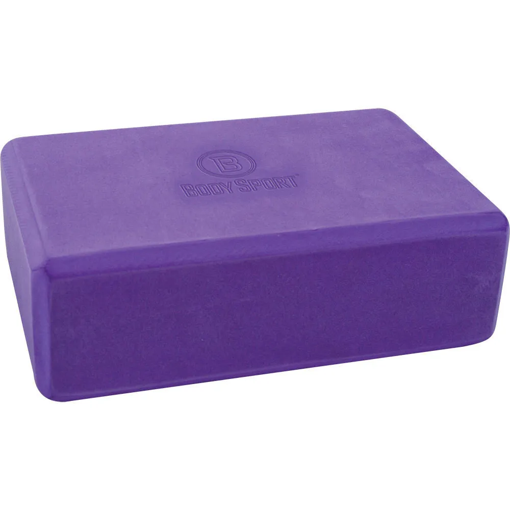 BodySport&reg; Foam Yoga Block for Proper Positioning