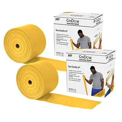 CanDo® Low Powder Exercise Band Rolls