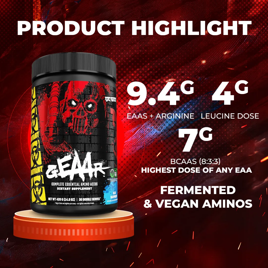Combo RECOVER & GAIN BUNDLE, Mutant Mass Extreme 12lb   Creakong 249g   Mutant Geaar   Mutant Madness 504g, Muscle Gain