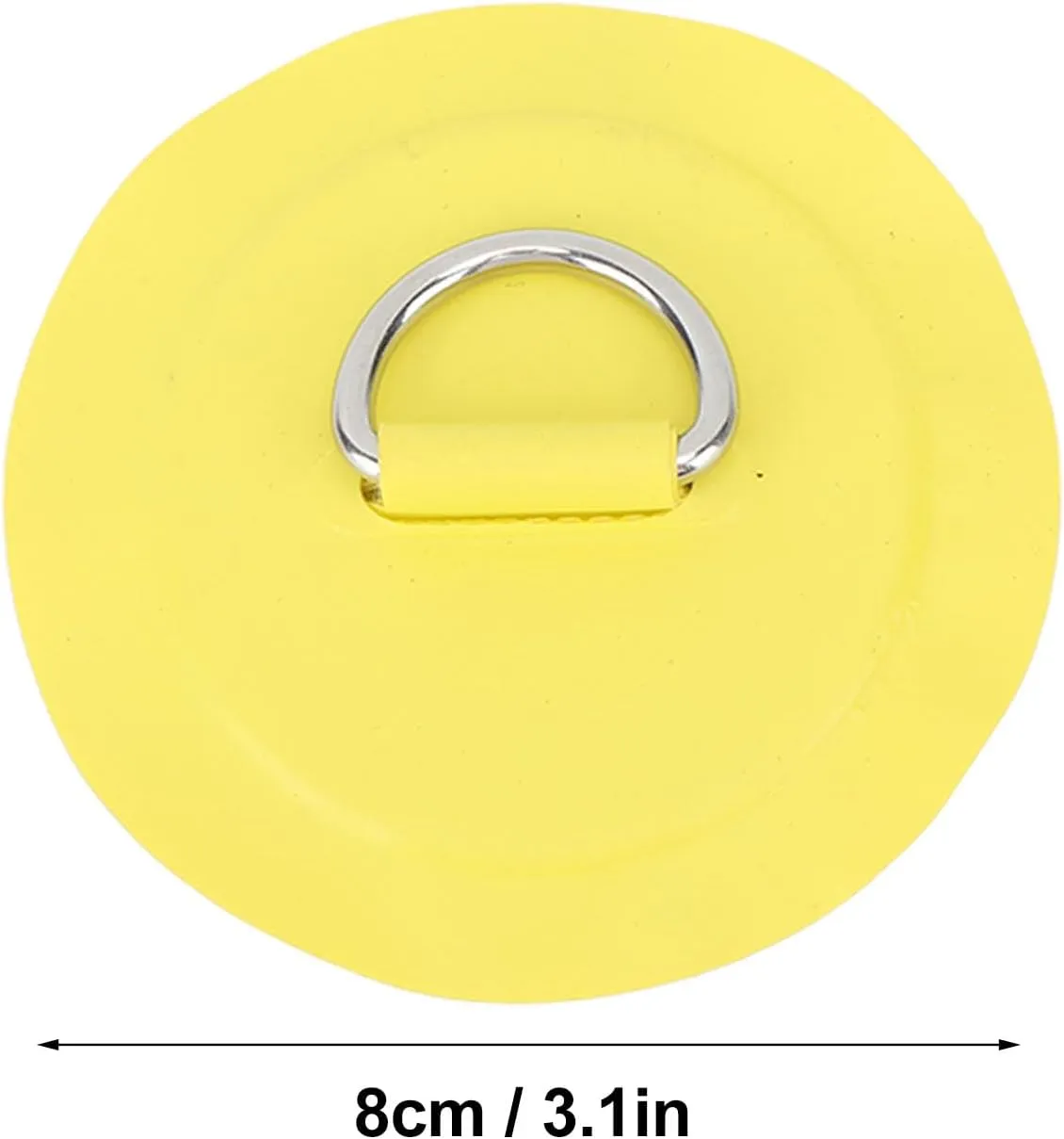 D Ring Patch, 4pcs Round Lightweight D Ring PVC Patch Pad Kayak Accessories for Inflatable Boat Surfboard Stand Up Paddleboard