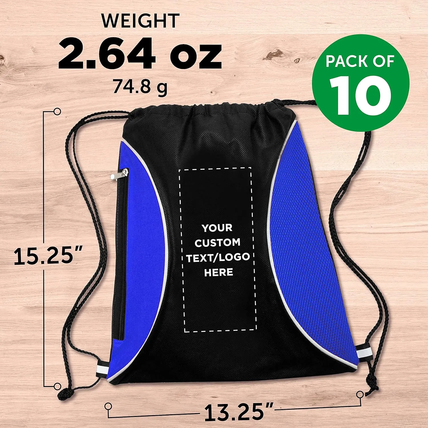 DISCOUNT PROMOS Drawstring Backpacks