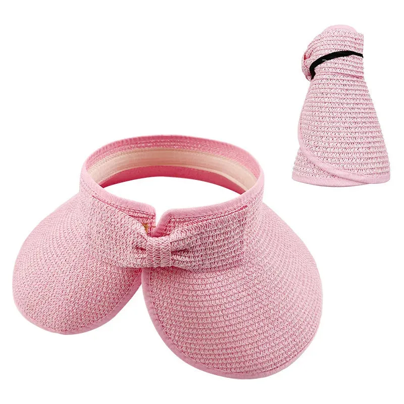 Foldable Wide-Brim Summer Visor Hat