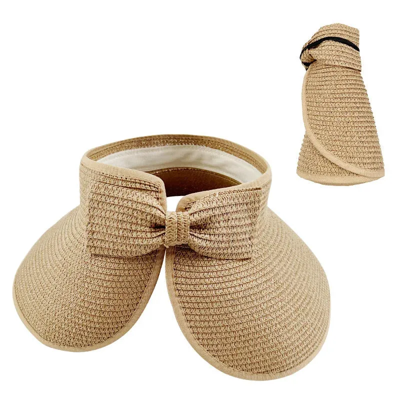 Foldable Wide-Brim Summer Visor Hat