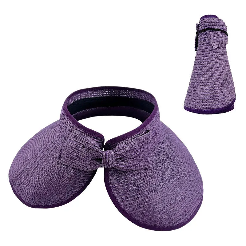 Foldable Wide-Brim Summer Visor Hat