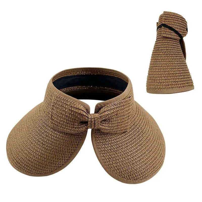 Foldable Wide-Brim Summer Visor Hat