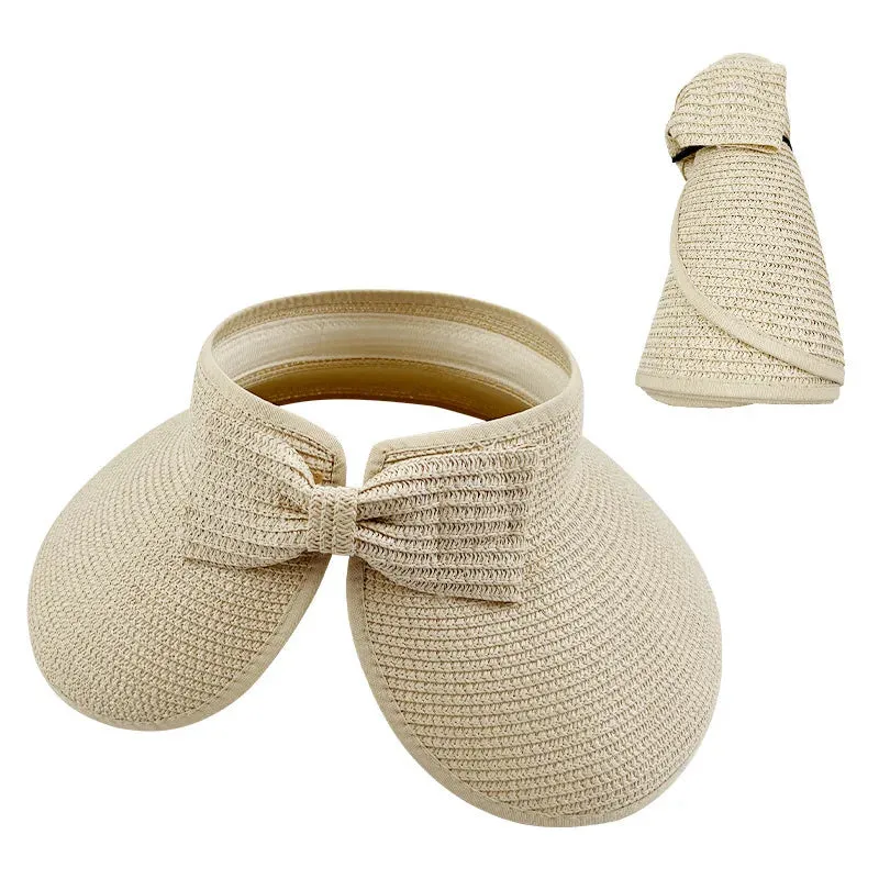 Foldable Wide-Brim Summer Visor Hat