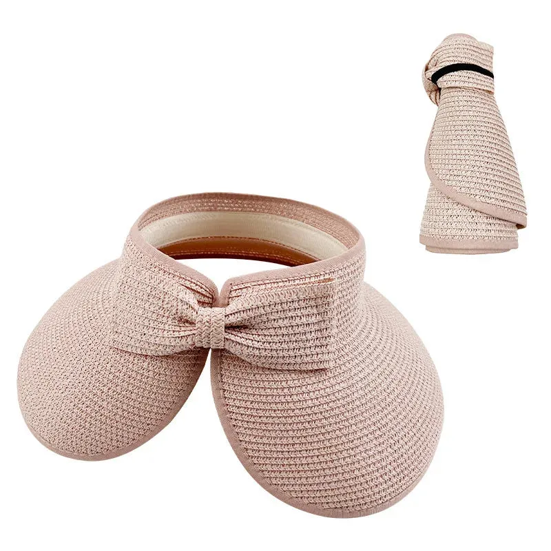 Foldable Wide-Brim Summer Visor Hat