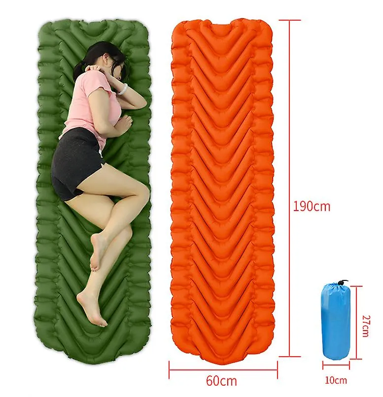 green foldable Outdoor inflatable tent cushion,moisture-proof mat for Travel Camping AZ18125