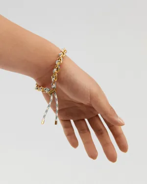 GRID 3 Sky Adjustable Rope Bracelet