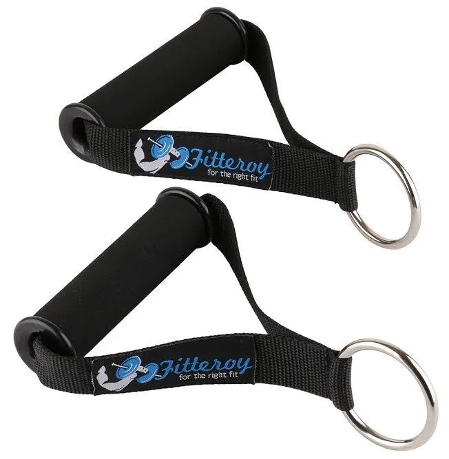 Heavy Duty Exercise Handles for Cable Machines and Resistance Bands (1 pair)