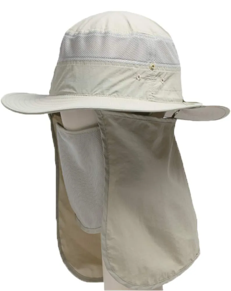 Henschel Large/X-Large Natural Wellston Crushable 62829 Cotton w Mesh Crown