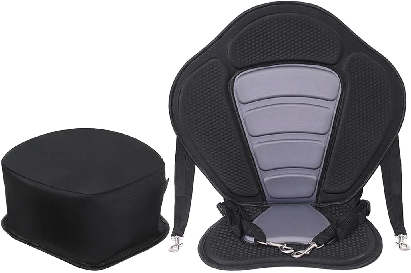 Kayak Padded Seat Canoe Seat Boat Seat Cushioned Adjustable for Rafting Drifting Inflatable Paddleboard