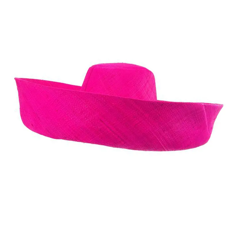Madagascar Raffia Wide Brim Sun Hats in Solid Colors