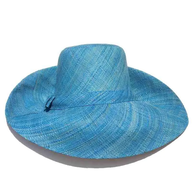 Madagascar Raffia Wide Brim Sun Hats in Solid Colors