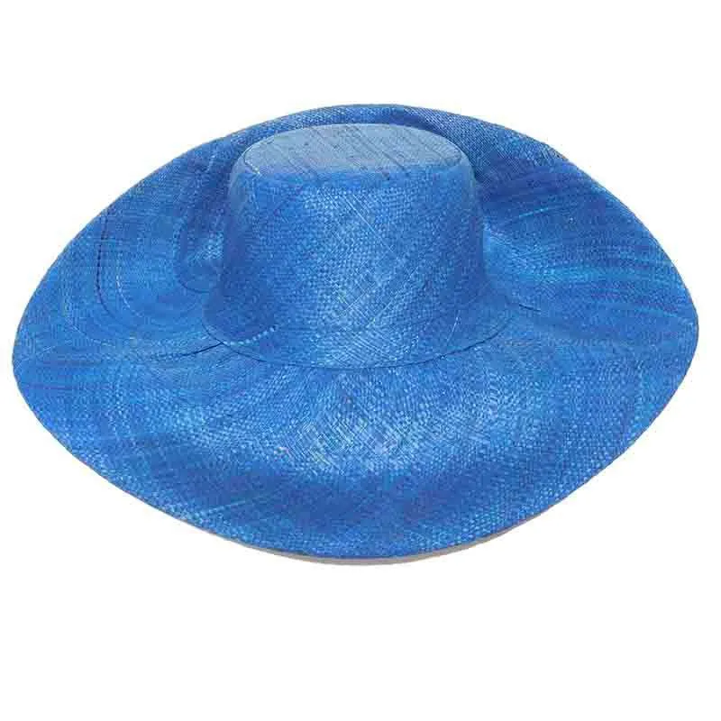 Madagascar Raffia Wide Brim Sun Hats in Solid Colors