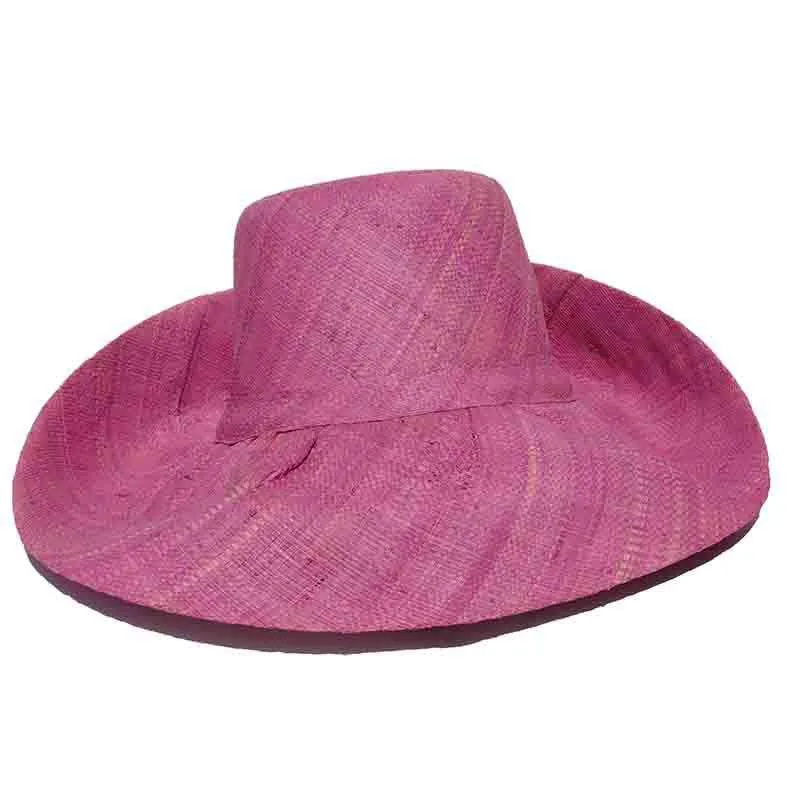 Madagascar Raffia Wide Brim Sun Hats in Solid Colors