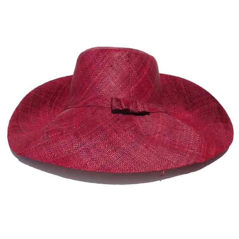 Madagascar Raffia Wide Brim Sun Hats in Solid Colors
