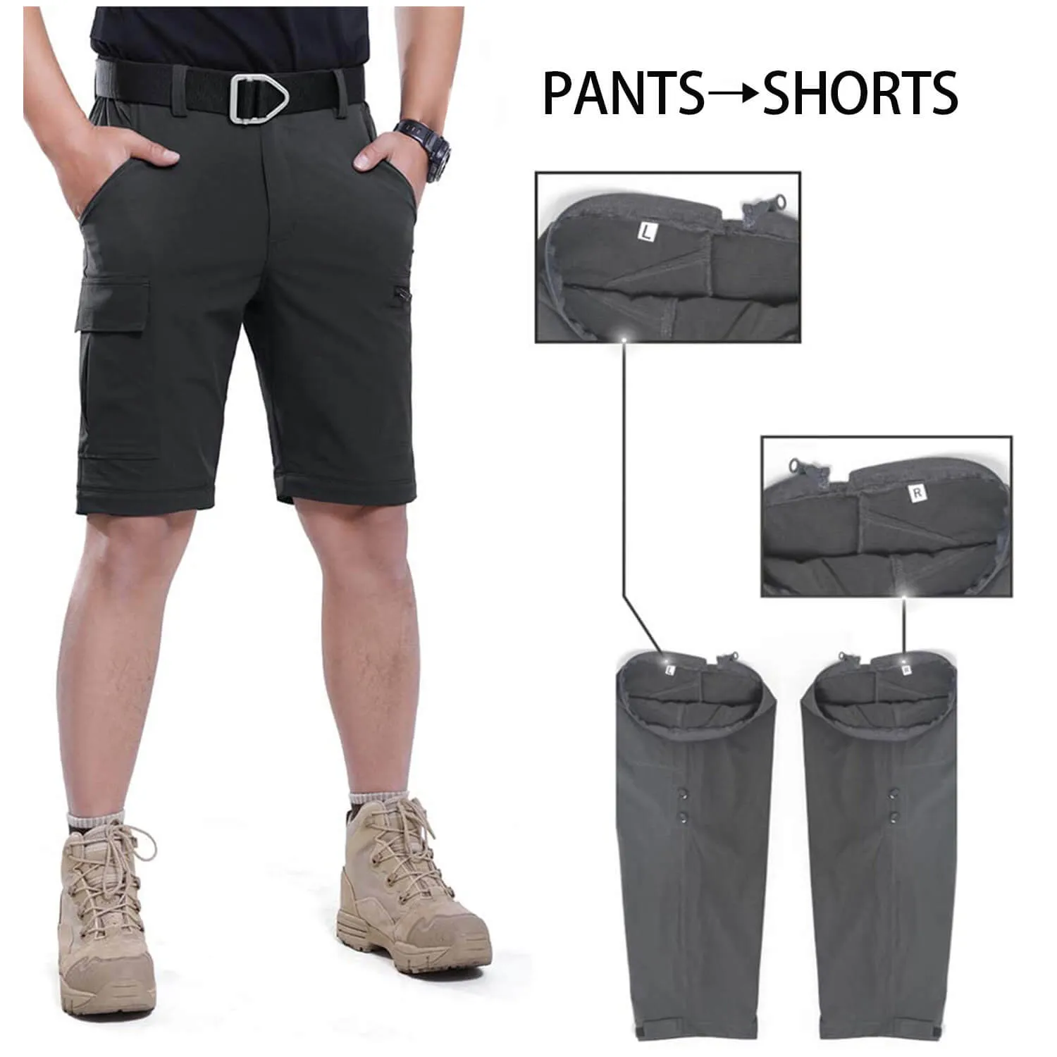 Men's UPF 50  Breathable Convertible Pants 15