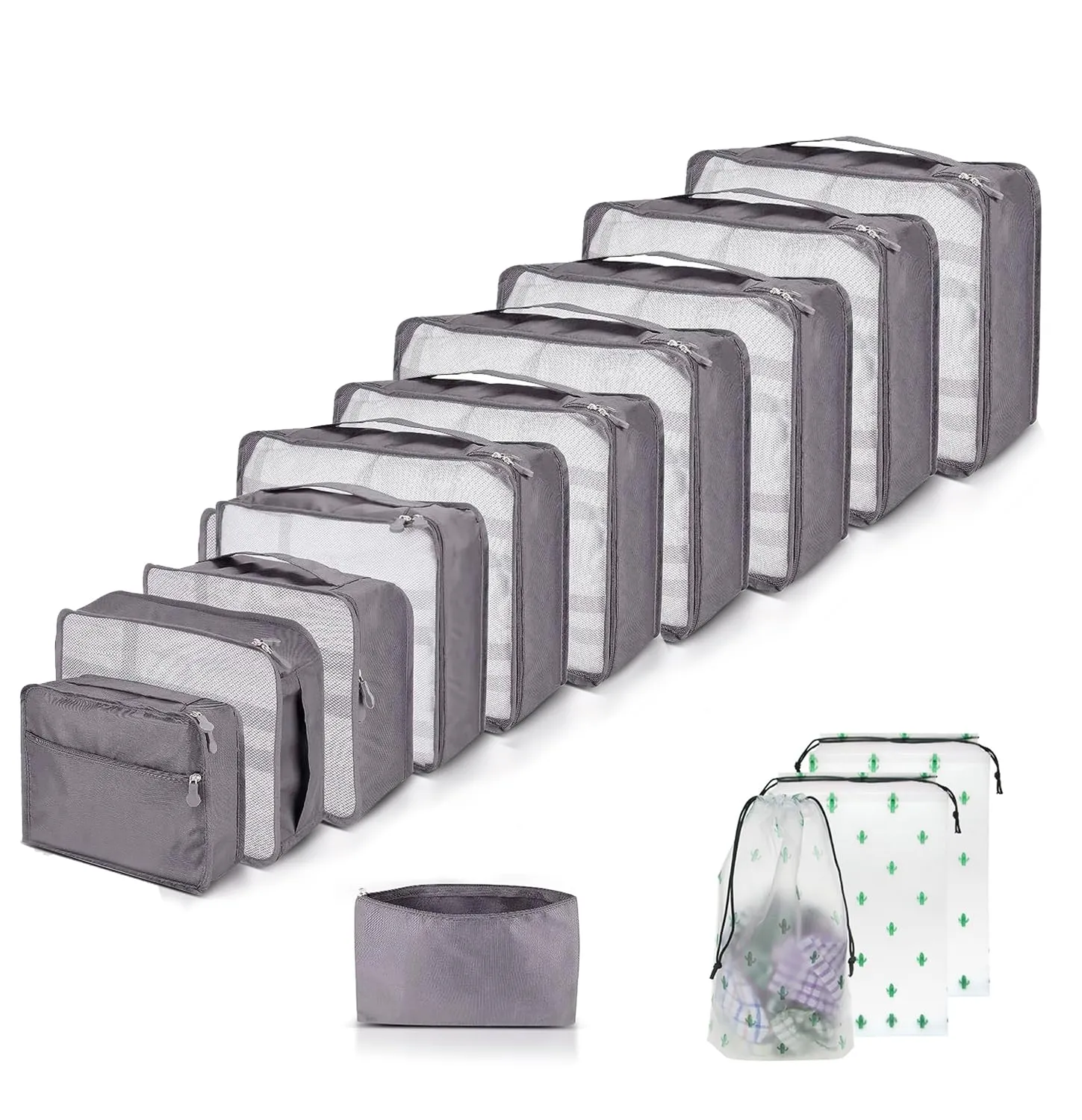 Packing Cubes Suitcase Organizer Suitable for Family Travel, Travel Set for Family Storage, Zip