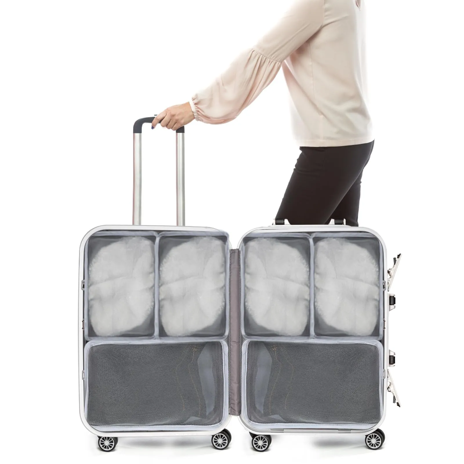 Packing Cubes Suitcase Organizer Suitable for Family Travel, Travel Set for Family Storage, Zip