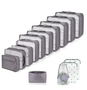 Packing Cubes Suitcase Organizer Suitable for Family Travel, Travel Set for Family Storage, Zip