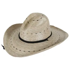 Pecos Palm Leaf Safari Hat with Chin Strap, 2XL - Tula Hats