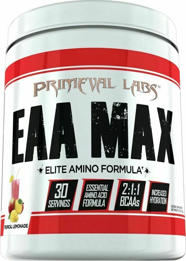Primeval Labs EAA Max, Amino Acids & BCAA, 30 Servings