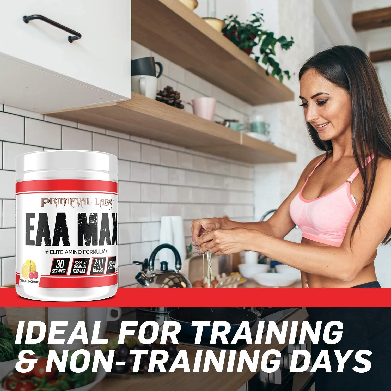 Primeval Labs EAA Max, Amino Acids & BCAA, 30 Servings