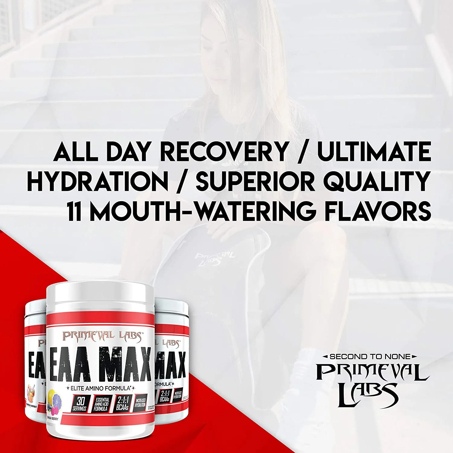 Primeval Labs EAA Max, Amino Acids & BCAA, 30 Servings