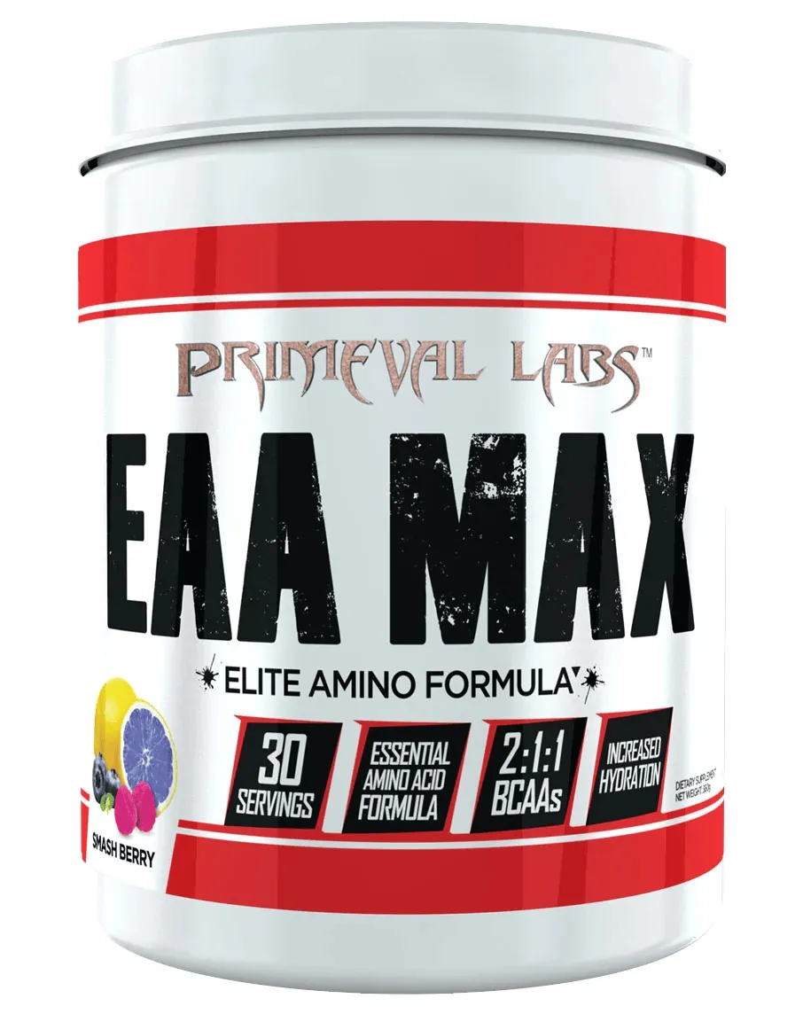 Primeval Labs EAA Max, Amino Acids & BCAA, 30 Servings