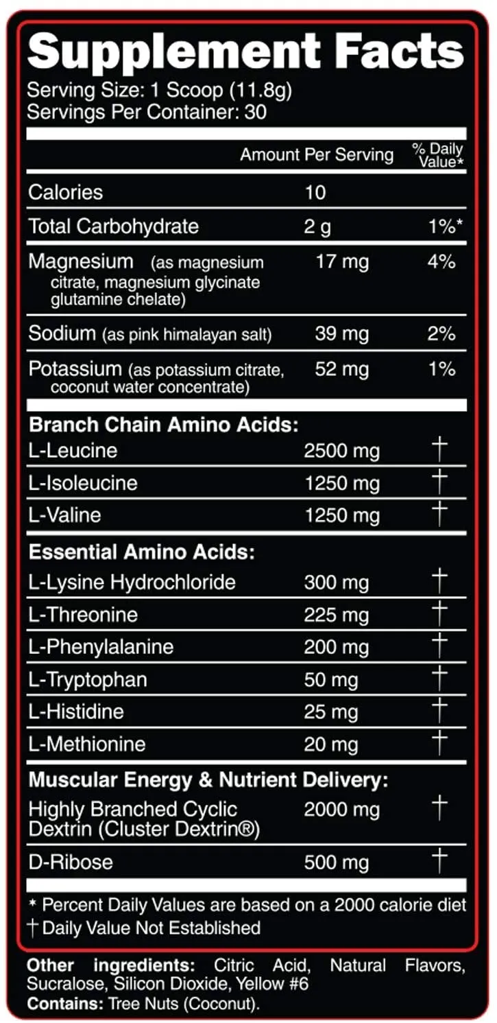 Primeval Labs EAA Max, Amino Acids & BCAA, 30 Servings