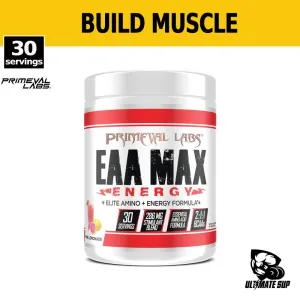 Primeval Labs EAA Max Energy To Build Muscle, Boost Energy, Support Digestive System, 30 Servings