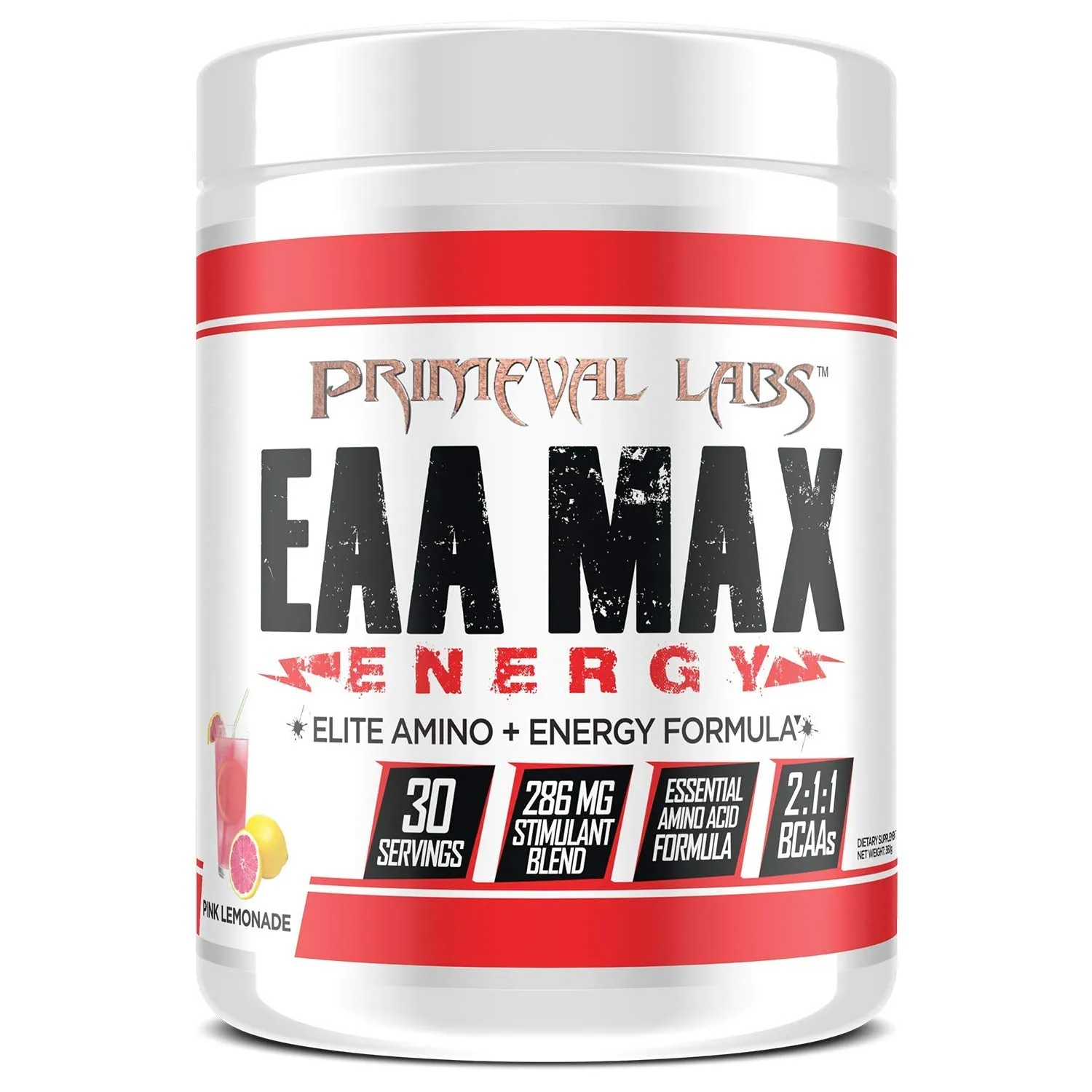 Primeval Labs EAA Max Energy To Build Muscle, Boost Energy, Support Digestive System, 30 Servings