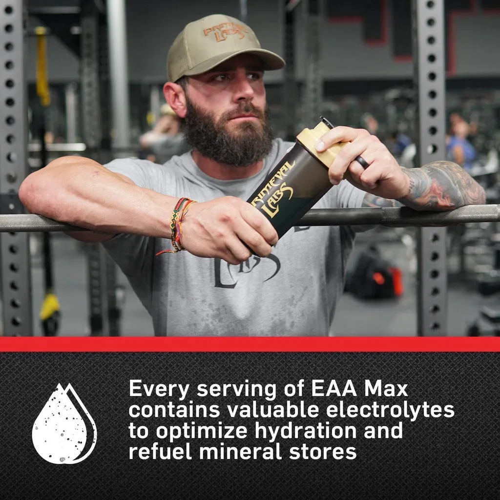 Primeval Labs EAA Max Energy To Build Muscle, Boost Energy, Support Digestive System, 30 Servings