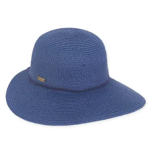 Straw Sun Hat with Leatherette Tie - Sun 'N' Sand Hats