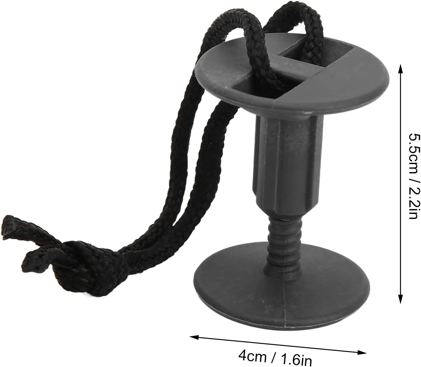 Surfboard Leash Leg Rope Plug with Detachable Slots, Nylon Plastic Surf Leash Plugs Suit for Water Sports Replacement Accessories (6 Pieces)