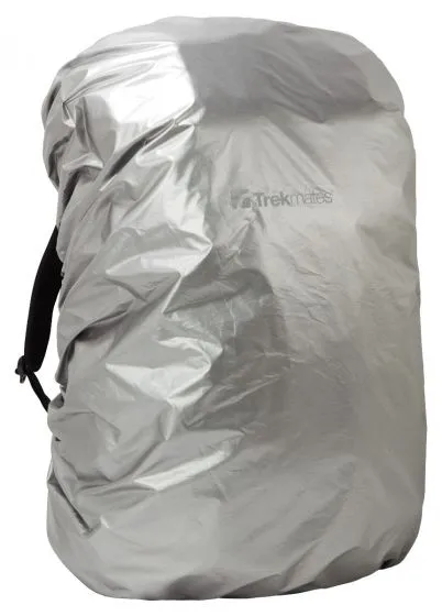 Trekmates Reversible Rucksack Rain Cover (25L)(Silver/Dark Grey)