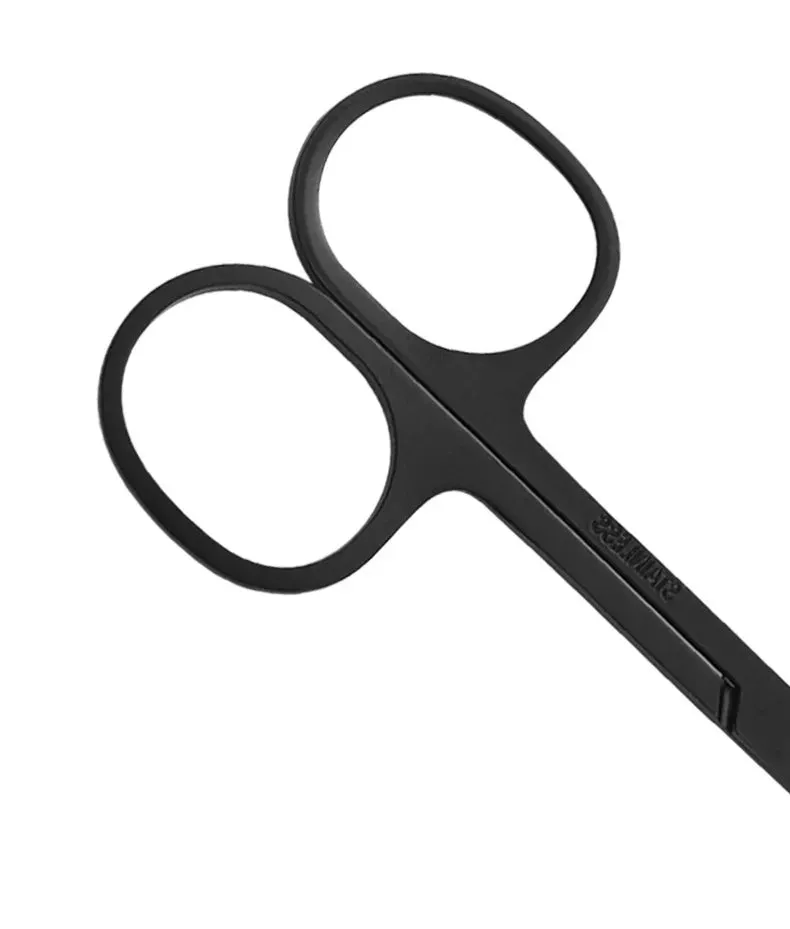 Tweezers Set Stainless Steel Eyebrow Tweezer Scissors Set with Travel Case for Brow Facial/Ingrown Hair