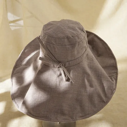 Viva Large Brim Chambrey Hats - 4 Colors