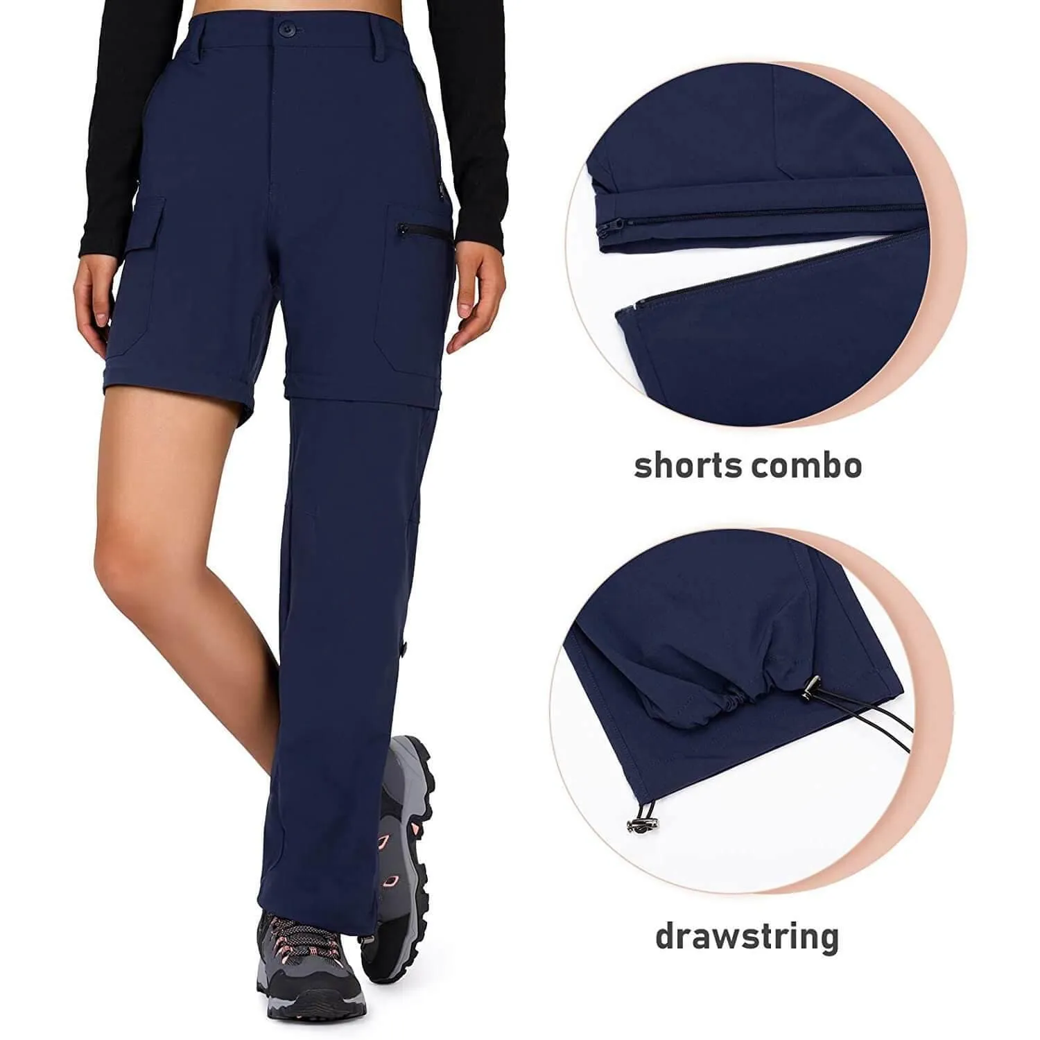 Women's Convertible Hiking Camping Outdoor Pants 11